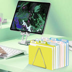 File Folder, RAZCC 100 Pack Colored File Folders, 1/3 Cut Tab File Folder Letter Size, Filing Folders with Tabs for Office School Business Use, Assorted 10 Colors