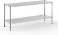 Regal Altair 18" Deep x 60" Wide x 27" Height Wire Shelving Kit | 2-Tier | NSF Commercial Storage Rack Unit