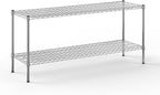Regal Altair 18" Deep x 60" Wide x 27" Height Wire Shelving Kit | 2-Tier | NSF Commercial Storage Rack Unit