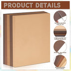 Sinmoe 200 Sheets 5 Shades Cardstock Paper 8.5 x 11 Inches 180gsm Solid Core Printer Paper for Scrapbooking DIY Arts Crafts Making Office Home Supplies (Brown Series)