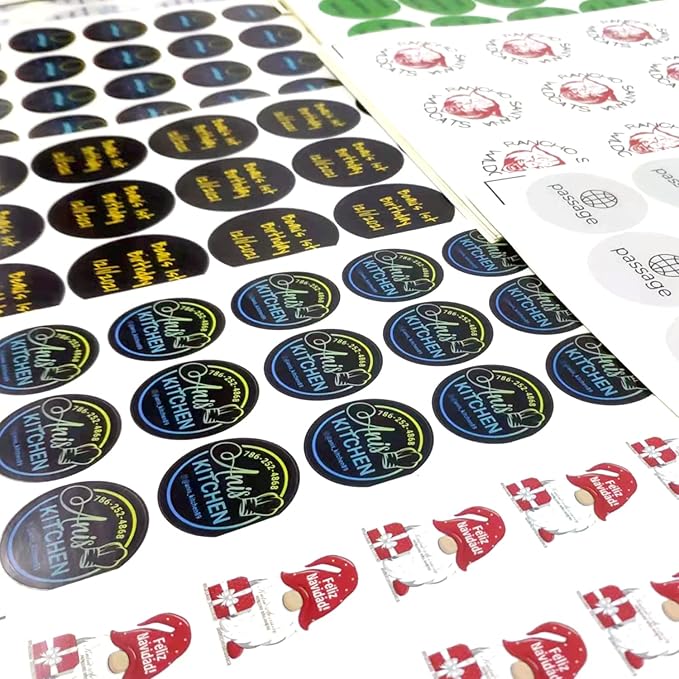 Custom Labels & Stickers - Personalized with Logo & Text (100-500, 1.5x1 Inch Diamond)
