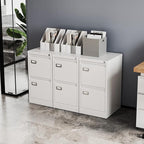 Fesbos 2 Drawers Vertical File Cabinets - 17.8" Deep Lockable Filing Cabinet - Metal Storage Cabinets for Home Office to Hanging Files Letter/Legal/F4/A4 Size