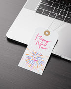 Uniclife 100 Pcs Manila Tags White Blank Shipping Tags with Wire Attached 4.7 Inch Paper Hang Tag with Reinforced Eyelet Large Marking Writable Price Label Tag, 4.7" x 2 3/8"