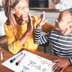 Nicpro Dry Erase Lap Board 9 x 12 inches 2 Pack Double Sided Blank Small Lapboard with 8 Pens, 2 Eraser, Learning Mini Whiteboard Portable Drawing Board for Student and Classroom Use