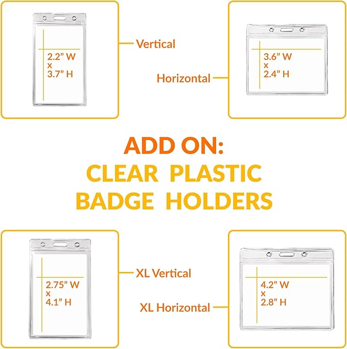 Wristband Bros Custom Lanyards For ID Badges, Keys & More | Add Text & Logos | Choose Your Attachment | Bulk Quantities For Events