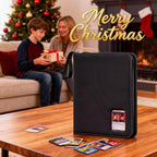ProCase 900 Pockets Card Binder with Clear Window for Trading Cards, 9 Double Sided Pockets Cards Colletction Album Holder with Removable Sleeves for MTG, TCG, Sports Cards, Football Cards -Black