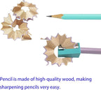 Jsehchya 50PCS Triangular Grip Wooden cased Pencils for Kids with Erasers, Fun Cute Wood Wedding Golf Triangle Pencils for School,Drawing,Gift (50PCS)
