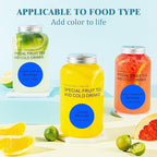 2 Inch Round Color Coding Labels (500 Count) - Blue Dot Stickers Circle Labels with Dispenser Box for Warehouse, Filing, Industrial, Office Organization