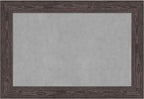 Amanti Art Black Framed Magnetic Board 26x38 Large Vision Board for use with Magnets, 100% Metal Sheet to Display Items as Office Decor or for Home Organization in mudroom, Kitchen or Kids Room