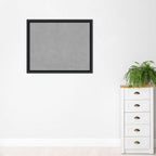 Amanti Art Black Framed Magnetic Board 35x43 X-Large Vision Board for use with Magnets, 100% Metal Sheet to Display Items as Office Decor or for Home Organization in mudroom, Kitchen or Kids Room