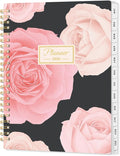 SUNEE 2026 Planner, Weekly and Monthly Calendar Planner, January 2026-December 2026, Daily Agenda with Tabs, Note Pages, Spiral Binding, 6.4"x8.3", Colorful Flowers