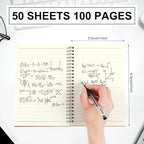 Spiral Notebook Bulk A5 College Ruled Journals Notebooks Lined 8.3 x 5.5 Inch Note Books Writing Thick Paper Notebook for Christmas Office Business School Gifts Supplies(Classic Colors, 72 Pcs)