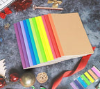 Zegrox 24 Pack A5 Kraft Notebooks, 60 Blank Pages Travel Journal Bulk, Soft Cover Notebooks for Women Girls Students, Making Plans Writing Memos Office School Supplies, 8.3 X 5.5 in