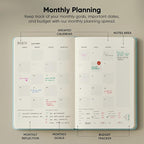 PRODUCTIVITY STORE Pro - Undated, 2026 Planner, 5.8” x 8.3” - The #1 Productivity Planner to Achieve Your 2026 Goals - Planner 2026-2027 - Blue - A5