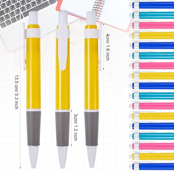 Henoyso 200 Count Retractable Ballpoint Pens Bulk 0.7 mm Black Ink Click Pens Back to School Pens Supplies for Teens Office Students Gifting for Back to School