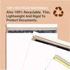 Box USA Flat Mailer 11"L x 13.5"W 100-Pack White,Stayflat Mailer Envelope Durable Lightweight Rigid Mailers for Documents, Photos, Artwork, Shipping & Document Storage11x13.5