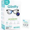 GlintFy Lens Wipes for Eyeglasses, Lens Wipes 5.1″×5.9″ – 400 Count (Pre-moistened Indepently Packaged,Safe,Scratch Free, Suitable for Eyeglass,Sunglasses,Camera,Goggle,Phone,Tablet)