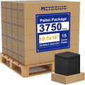 Metronic 3750 Pack Bubble Mailer 10.5x16 Inch Black,Usable Size 10.5x15" Waterproof Padded Envelopes Self-Seal Bubble Mailers Cushioning for Shipping Clothes, Books, Small Business Full Pallet Bulk