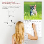 2026 Wall Calendar,Calendar 2026, November 2025 - December 2026, Wall Calendar Kittens, 12" x 24" Opened,Full Page Months Thick & Sturdy Paper for Gift Perfect Calendar Organizing & Planning