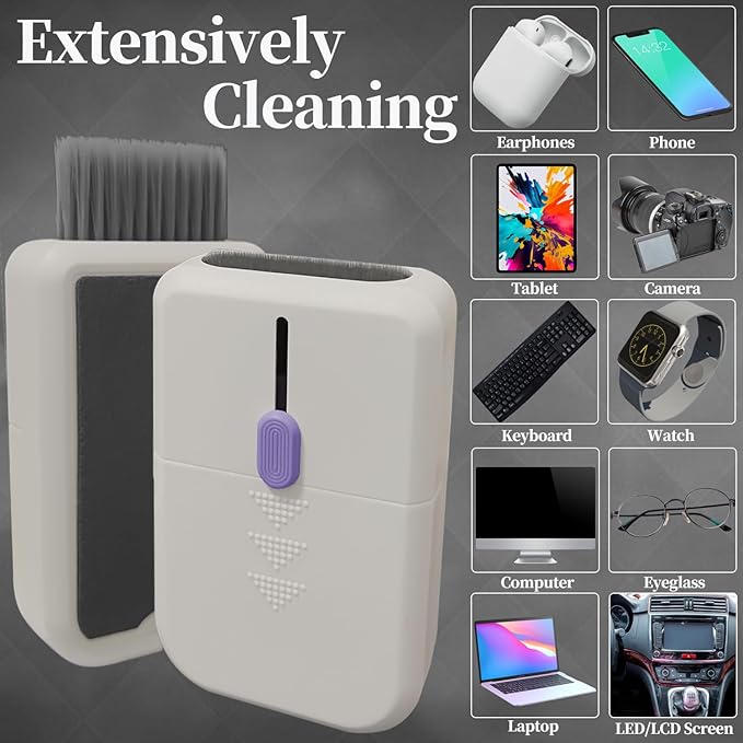 Laptop Computer PC Gaming Keyboard Cleaner Kit with Earbud Cleaning Pen, Hatstart Phone Tablet Touch Screen Mist Spray Device Clean Tool for iPhone iPad Airpod MacBook Pro, Cool Gadgets Gifts for Men