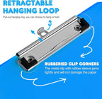 Clipboards, HERKKA 15 Pack Plastic Clipboards Low Profile Clip Standard A4 Letter Size, Office Supplies Classroom Supplies