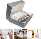Lineco, 9x12 Clamshell Archival Folio Storage Box, 3" Deep, Acid-Free with Metal Edge Preservation Box. Preserves Picture Magazines Longevity, Organize Photos or Documents, Artwork, DIY, Pack of 2