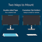Kensington High Clarity Privacy Screen for 34 inch 21:9 Widescreen Monitor, Easy Installation Computer Privacy Filter for Desktop, 2H Hardness Protection, Compatible with LG Samsung Dell, HC340E219A