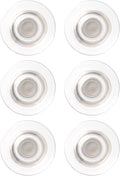 Quartet Strong Magnets, Glass Whiteboard, Dry Erase Board, Large, Clear Rare Earth Magnets, 6 Pack (85391)