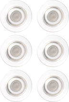 Quartet Strong Magnets, Glass Whiteboard, Dry Erase Board, Large, Clear Rare Earth Magnets, 6 Pack (85391)