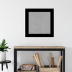 Amanti Art Black Framed Magnetic Board 25x25 Medium Vision Board for use with Magnets, 100% Metal Sheet to Display Items as Office Decor or for Home Organization in mudroom, Kitchen or Kids Room