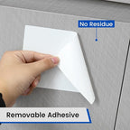 L LIKED 4" x 6" Blank Removable Labels with No Residue, Water and Oil Resistant, Use for Both Home and Office (1 Roll, 250 Labels)