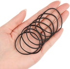 MOWPOG 700 Pcs Rubber Bands, Size #16 Reusable Elastic Rubber Band for Office Supplies File Folders, Home Packaging, Crafts DIY Bundling, Multipurpose (Black)