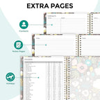 2026 Planner, Weekly and Monthly Planner, January 2026 - December 2026, 8.5" x 11" Agenda Planner with Monthly Tabs, Goal Setting & Time Management Organizer for Women & Men