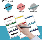 MFLABEL® Hello My Name is Stickers - 200 Colorful Name Tags Labels for Office, Meeting, School, Home - 8 Assorted Colors - 3.5" x 2.25" Self-Adhesive Name Badges
