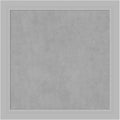 Amanti Art Silver Framed Magnetic Board 28x28 Medium Vision Board for use with Magnets, 100% Metal Sheet to Display Items as Office Decor or for Home Organization in mudroom, Kitchen or Kids Room