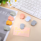 25 Pcs Maillard Color Cubicle Clips for Fabric Walls, Cubicle Hooks Cubical Office Accessories for Works, Cork Board Fabric Clips for Hanging Desk Organization Picture Note Memo Office Photos Wa