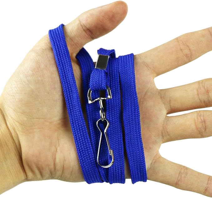 Ollain Badge Lanyards Flat Lanyard Swivel Hooks Durably Neck Bulk lanyards with Clip