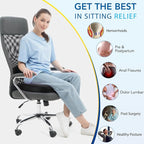 Niceeday Lumbar Support Pillow for Office Chair Car Back Support Pillow, Memory Foam Gaming Chair Desk Chair Back Cushion for Lower Back Pain Relief, Ergonomic Back Rest,Stocking Stuffers