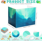 SATINIOR 24 Pcs Desk Dividers for Students, 12 Colors Testing Dividers Privacy Folders for Classroom Must Have Bulk, Study Panel for School Teacher Student Study Supplies(Gradient Style)