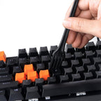 New Fashion Kingdom Keycap Puller Switch Puller Stainless Steel Keycap Removal Tool with 2 Pcs Keyboard Cleaning Brush for Mechanical Keyboard