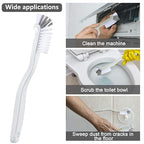 Patelai 4 Pieces Cleaning Brush Sets Small Scrub Brush Household Use for Cleaning Bottle Sink Kitchen Sink Corner Dish Edge Grout Bathroom Sliding Door Window Track(White, Blue)