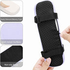 MOSISO Chair Armrest Pads (2 Pack), Memory Foam Home/Office Chair Arm Rest Covers Comfy Computer Gaming Elbow Cushion Removable Washable Elbow Support Forearm Pressure Relief, Purple
