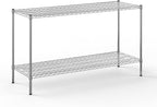 Regal Altair 21" Deep x 60" Wide x 34" Height Wire Shelving Kit | 2-Tier | NSF Commercial Storage Rack Unit