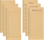 Utron 6 Pack Vintage Magnetic Notepads for Refrigerator, 50 pages/book Grocery List Magnet Pad for Fridge, Design Magnetic Grocery List Pad for Fridge, Grocery List Notepad, To-Do List
