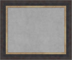 Amanti Art Black Framed Magnetic Board 21x25 Small Vision Board for use with Magnets, 100% Metal Sheet to Display Items as Office Decor or for Home Organization in mudroom, Kitchen or Kids Room
