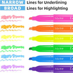 ZackZ Bible Highlighters Assorted Colors with Verses, Chisel Tip Colored Highlighter Markers Bulk Fluorescent, Dry Quick Bright Colors, Perfect for Bible Study Journaling, 6 Candy Color 30 Pack