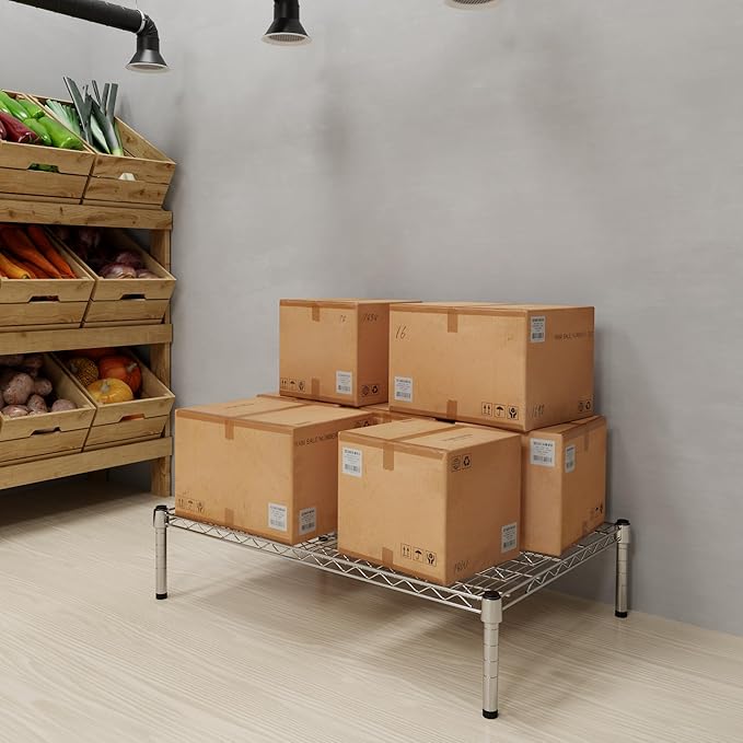 Regal Altair 24" Deep x 36" Wide x 8" Height Wire Shelving Kit | 1-Tier | NSF Commercial Storage Rack Unit