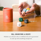 Two Tumbleweeds Art Dice - Drawing & Painting Game for Adults, Artists & Teachers - Set of 9 Dice for Creative Inspiration - Drawing Prompts for Studio and Classroom - Gift for Artist - 1+ Players