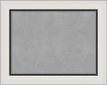 Amanti Art Silver Framed Magnetic Board 24x30 Medium Vision Board for use with Magnets, 100% Metal Sheet to Display Items as Office Decor or for Home Organization in mudroom, Kitchen or Kids Room