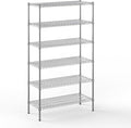 Regal Altair 18" Deep x 42" Wide x 74" Height Wire Shelving Kit | 6-Tier | NSF Commercial Storage Rack Unit